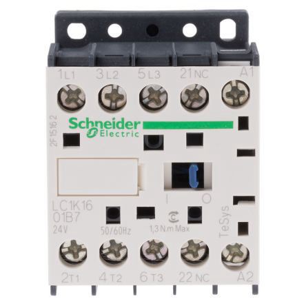 LC1K1601B7 KONTAKTOR 7.5kW NC (KAT. 24V) SCHNEIDER