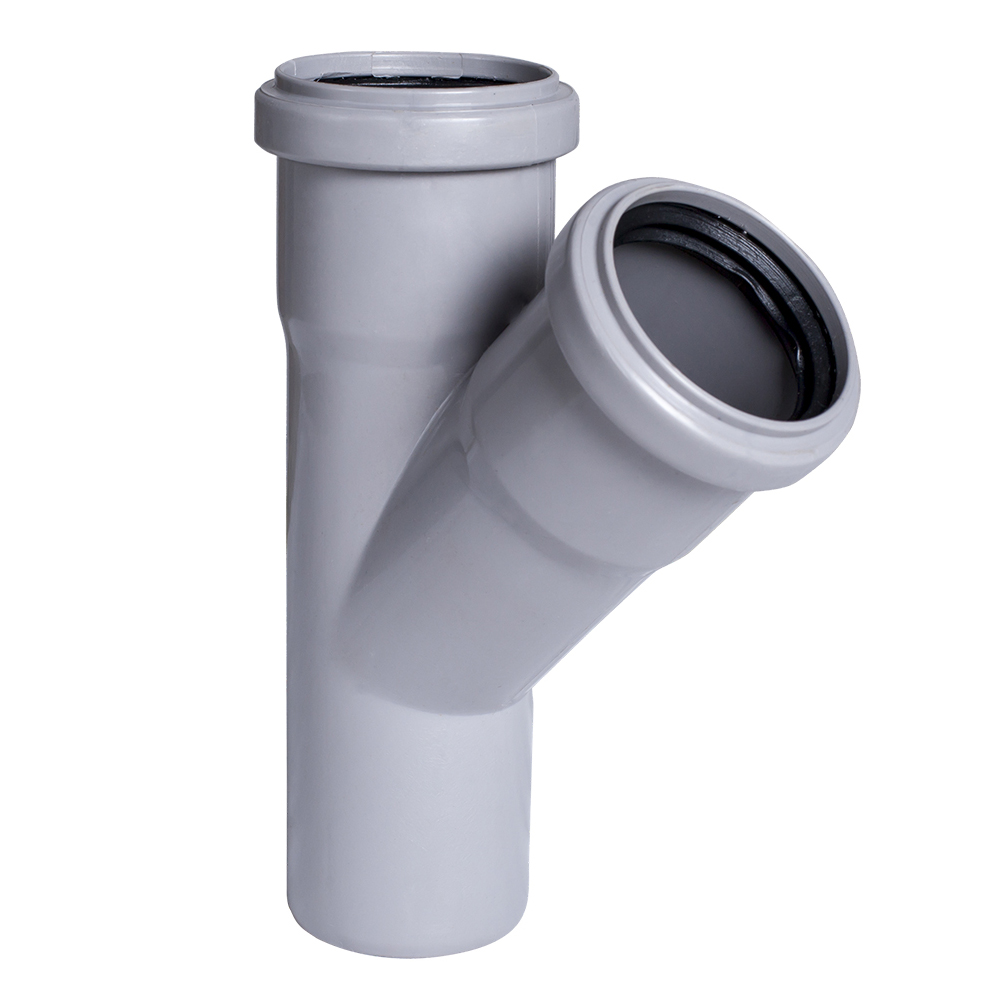 ÜÇLÜK - KEÇİD (KANALİZASİYA) 45°  110/50 MM