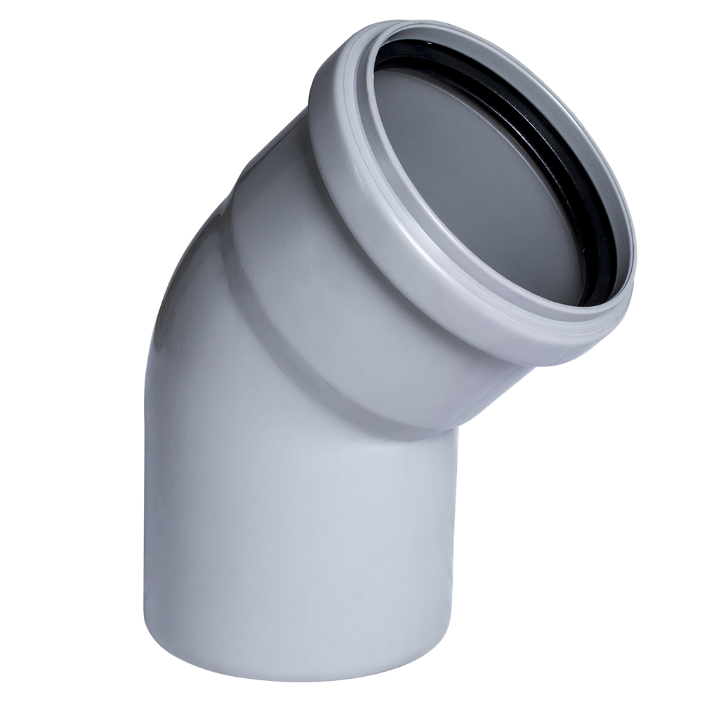 DİRSƏK (KANALİZASİYA) 45° 110 MM 