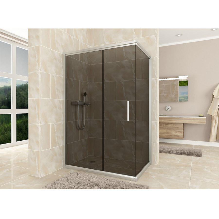 DKK090118 Durul Black Şəffaf Duş Kabin 90×90