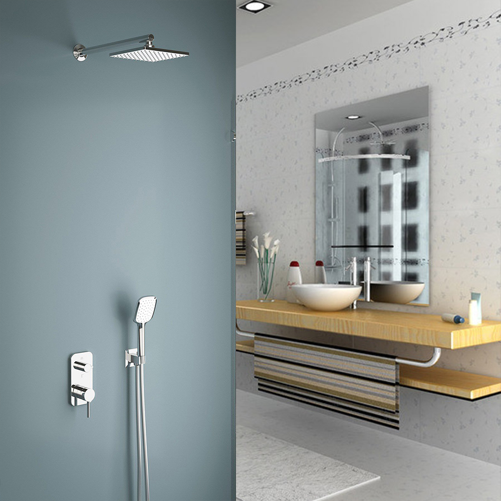 Teska Alinda İki çıxışlı qizli vanna duş seti