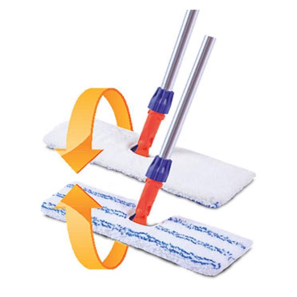 İkiüzlü mikrofiber mop