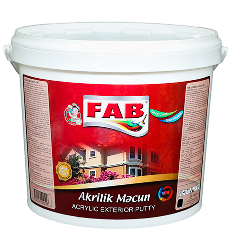 FAB AKRİLİK FASAD MƏCUNU divar üçün 25 KQ
