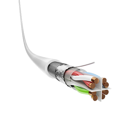 CAT6 SF-UTP 4x2x24AWG Ekranlı DATA(internet) Kabeli ÜNAL