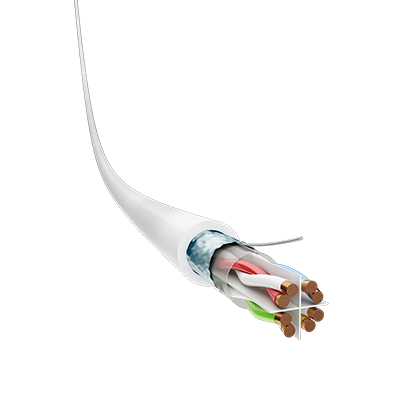 CAT6 F-UTP 4x2x24AWG Ekranlı DATA(internet) Kabeli ÜNAL