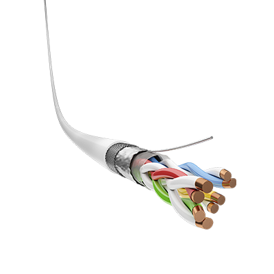 CAT5 SF-UTP 4x2x24AWG Ekranlı DATA(internet) Kabeli ÜNAL